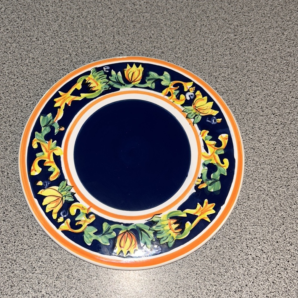 Tabletops Unlimited Bucatinni 8” Ceramic Cheese Serving Plate Tray - Picture 2 of 8